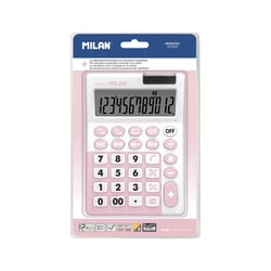Blister calculatrice 12 chiffres rose, série Édition +
