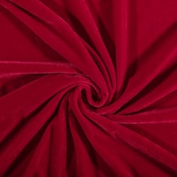 Tissu Velours jersey épais Rouge