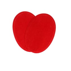 Renforts coudes et genoux - Thermocollants - Rouge coquelicot