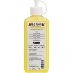 Encre acrylique - Extra-fine - Jaune citron - 28 201 - Aéro Color Pro - Schmincke