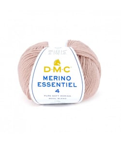 Pelote de laine Merino Essentiel 4 - DMC - Certifié Oeko-Tex 879 Rose