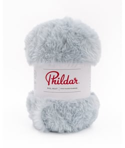 Pelote de fourrure à tricoter PHIL INUIT - 100GR - Phildar Bleu Givre