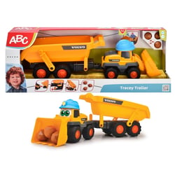 Chargeuse sur pneus avec remorque ABC Tracey Trailer