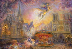 Puzzle 1000 pièces - Josephine Wall - Magical Merry Go Round - Grafika