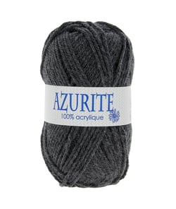 Pelote à tricoter AZURITE de Distrifil - Laissez votre créativité briller à petit prix ! - certifié Oeko-Tex 3077 Gris anthracite