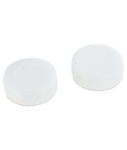 Boite hochet en plastique 33 mm x 2 pcs - Com'1 Idée Blanc
