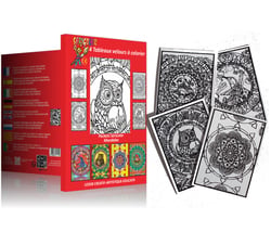 Tableau velours a colorier POCKET MANDALA Sericolor