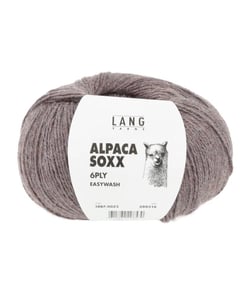Pelote de laine Alpaca Soxx 6-PLY - 150GR - Lang Yarns 0023 Vieux Rose Chiné