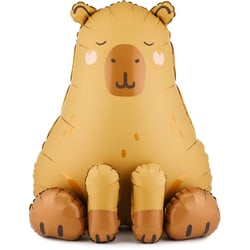 Ballon Aluminium Hélium Géant Capybara   80 cm