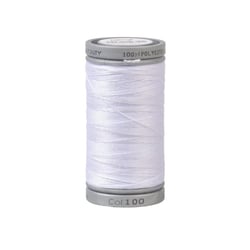 Fil super polyester résistant 125m haute qualité blanc