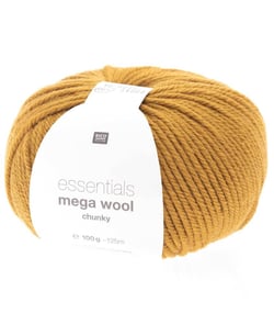 Laine à tricoter Essentials Mega Wool Chunky - Rico Design 21 Jaune