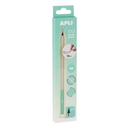 Crayon graphite - HB - Vert - Mine infinie - Ne se taille pas - Facile à effacer - Apli