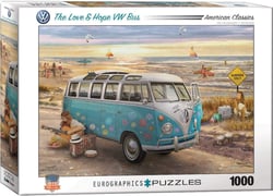 Puzzle The Love and Hope VW Bus 1000 pieces - Eurographics