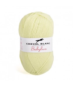 Laine à tricoter BABYLUX de Cheval Blanc Vert (166 - ANIS)