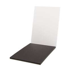 Bloc Watercolour / Mixed Med.,FSC Rec.Cred, noir, 150x210mm, 270 g / m², 15feuilles, collées