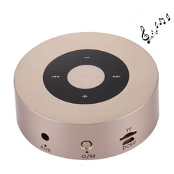 Enceinte Bluetooth Portable Son Stéréo Mains-Libres Carte TF AUX Or YONIS