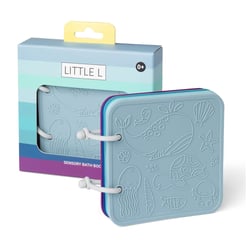 Livre de bain en silicone bleu - Little L