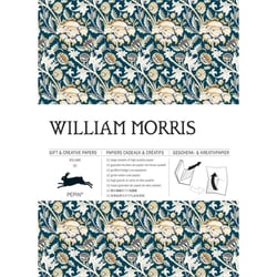 Papiers créatifs - Œuvres de William Morris - Scrapbooking - 12 feuilles - 50x70cm