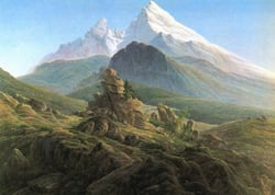 Puzzle 500 pièces - Caspar David Friedrich - Le Watzmann, 1825 - Grafika
