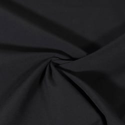 Tissu Coupe-Vent uni Noir