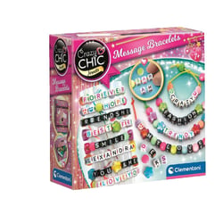 Set de création de bijoux Clementoni Crazy Chic Bracelets à messages multicolore