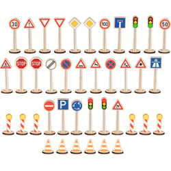 Set de 40 panneaux de signalisation - Goki