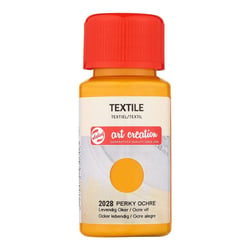 Peinture pour textile - ocre vif - Talens Art Creation - 50ml