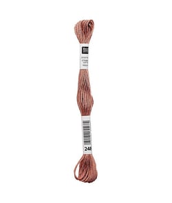 Fil à broder mouliné Uni - Rico Design 249 Rose