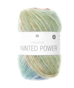 Pelote de laine Creative Painted Power - 100GR - Rico Design 07 Rainbow