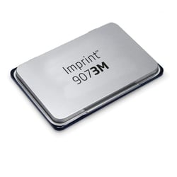 Imprint 9073M Tampon encreur  encreur noir, couvercle en métal 12,5 x 8 cm