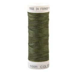 Fil à coudre polyester 100m made in France - vert mastic 550