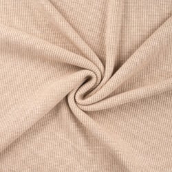 Tissu Maille Jersey Tricot uni Naturel