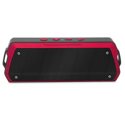 Enceinte Bluetooth Haute Fidélité IPX5 Waterproof Avec Appel Mains-Libres Et Son Stéréo Puissant Rouge YONIS