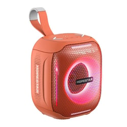 Enceinte Bluetooth Portable Etanche 360° Subwoofer Compatible Tous Appareils Orange YONIS