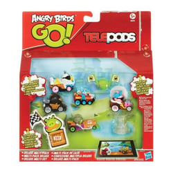 Multi pack deluxe telepods angry birds go 5 vehicules - hasbro - a6031