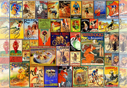 Puzzle 1000 pièces - Affiches Anciennes sur les Bicyclettes - Grafika