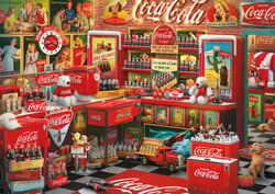 Puzzle 1000 pièces - Coca Cola - Nostalgie - Schmidt Spiele