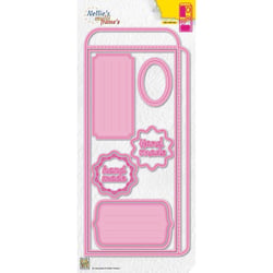 Gabarit de découpe pour machine Nellie's Choice - 10,5 x 22,5 cm - Multi Frame Die