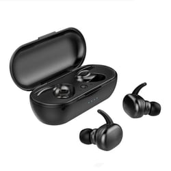 Ecouteurs Bluetooth Sans Fil Mini Noir Avec Charge Rapide Et Longue Autonomie YONIS