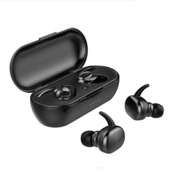 Ecouteurs Bluetooth Sans Fil Mini Noir Avec Charge Rapide Et Longue Autonomie YONIS