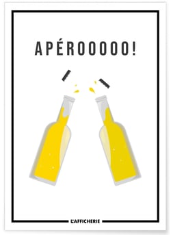 Affiche 'Apérooooo' | A3 : 29,7x42cm