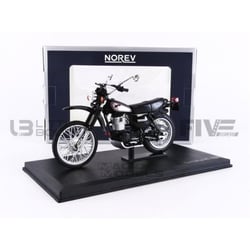 Voiture miniature de collection - NOREV - YAMAHA XT500 - Échelle 1/18 - Black/Silver - Reproduction 1988