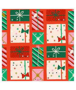 Tissu coton Dashwood cadeaux de Noël de 110 cm de largeur Noel 2207 vendu par 50 cm