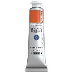 Peinture à l'huile - Extra-fine - Jaune orange sans cadmium - 892 - Lefranc Bourgeois - 40ml