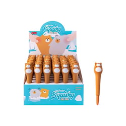 Stylo Gel Animaux Kawaii Squishy Encre Bleue - Ours