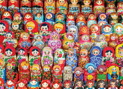 Puzzle 1000 pièces - Poupées Russes Matriochkas - Eurographics