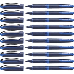 10 stylos roller - Bleu - 0,6mm - One Business - Schneider