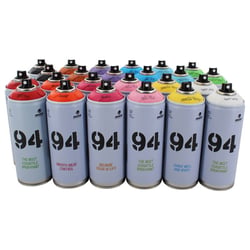 Lot de 24 sprays de peinture MTN 94 - couleurs assorties (2x12) - 400ml