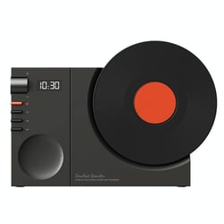 Enceinte Bluetooth Rétro Avec Horloge Et Son Hifi Puissant Noir YONIS