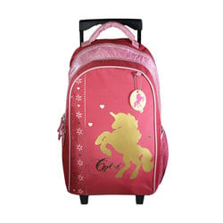Sac à dos à roulettes Cybel Rose - Bagtrotter
